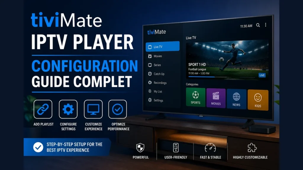 Guide complet de configuration TiviMate IPTV Player