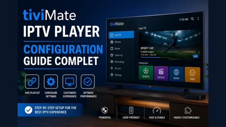 Guide complet de configuration TiviMate IPTV Player